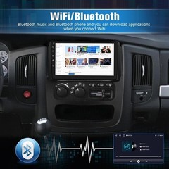 Carplay Radio For 2002-2005 Dodge Ram FM RDS Stereo Head Unit Backup Camera