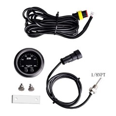 ZHSYMX Universal 52mm Water Temperature Gauge with Joint Pipe: None, Green