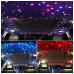 300Pcs Home Car Headliner Star Light kit Roof Twinkle Ceiling Lights Fiber Optic