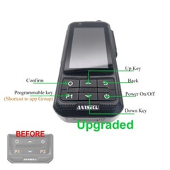 ANYSECU 4G Network Radio A970S Android 9.0 Mobile Phone Zello Real-ptt Pocstar