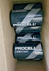(Pack 6) Duracell PC1300, 1.5V, D12 Procell Alkaline-Manganese Dioxide Battery