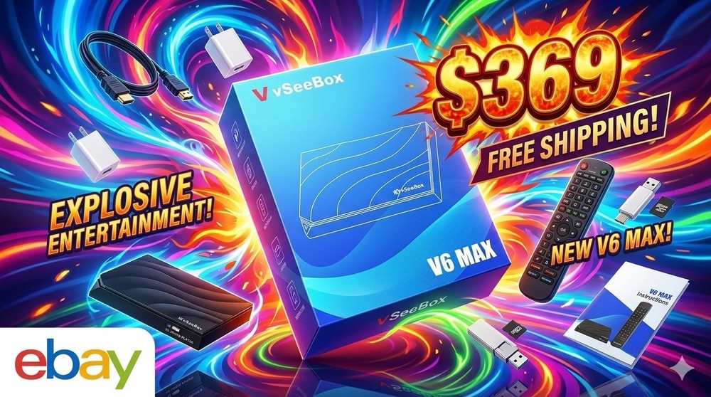 Vseebox Vsee V6 Max – Same Day Shipping Authorized Distributor Accept Offers