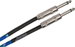 Hosa 3GT-PAK Cloth Guitar Cable, Hosa Straight to Same, 18 ft, Assorted Colors
