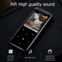 2022 Bluetooth 5.0 MP3 Player HiFi Lossless Sound FM Radio Music Voice Recorder