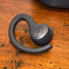JLab JBuds Air Sport Earbuds Black Wireless Charging Case EUC