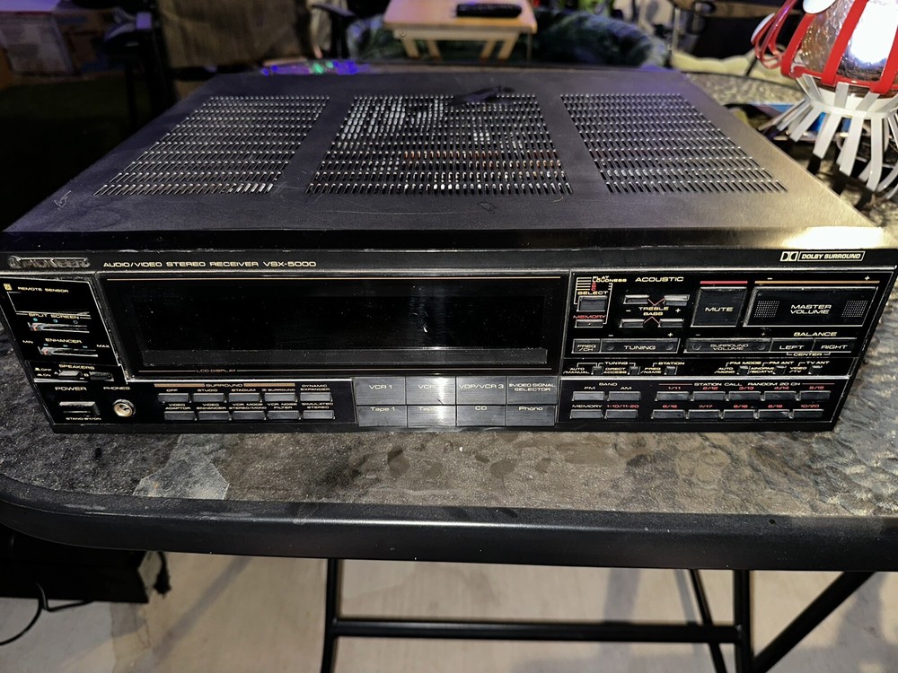 Vintage 1986 Pioneer VSX-5000 Stereo Receiver/Amplifier 100 WPC Only 0.005% THD