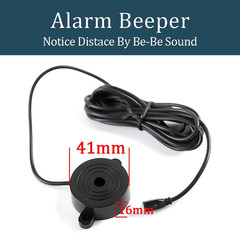 4 Sensors Buzzer 22Mm Car Parking Sensor Kit Reverse Backup Radar Sound Alert In