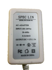 SPEC LIN AC Adapter SW1381000-W01 12V 1.5A