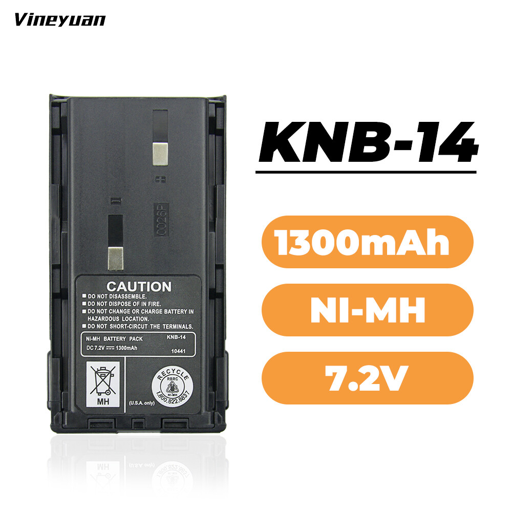 1PC 1300mAh KNB-14 KNB-15A Ni-MH Battery for TK-260 TK-270 TK-272 TK-360 TK-2100