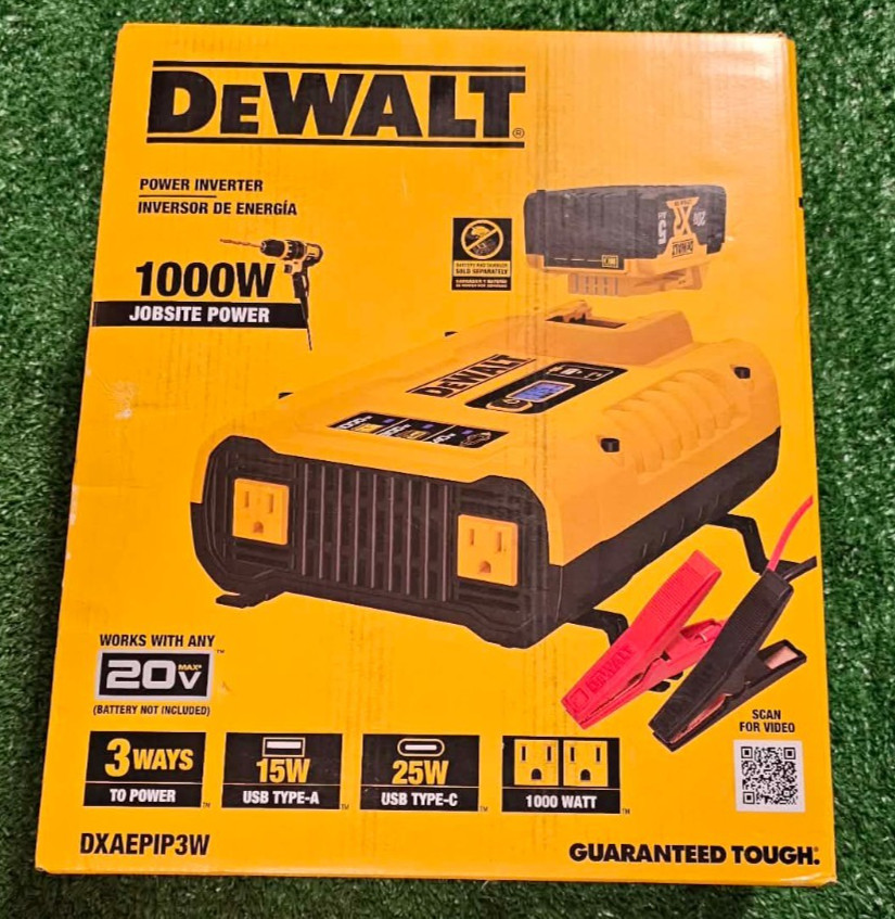 DEWALT DXAEPIP3W 1000W Power Inverter 20V MAX NEW