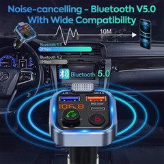 Bluetooth Car FM Transmitter MP3 Player Hands free Radio Adapter Kit USB Charger