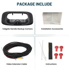 EWAY Tailgate Handle Backup Camera for 19992006 Chevy Silverado GMC Sierra 15…