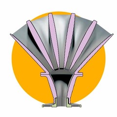M1510B Multicell Horn 10″/15 (PAR) -500Hz for 1″, 1.4″ or 1.5″ Drivers