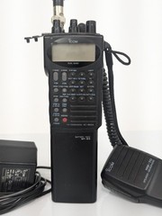 Icom IC-W2A Dual Band FM Transceiver With Accessories HM-70 MicHam Radio