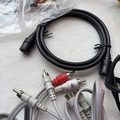 Lot of 24 Cables, RCA, 26 AWG Tigercable, Dish Network RG-59/U Coaxial, others