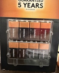 NEW~ Duracell 9V Batteries 8 pack MN1604TB8 Coppertop Sealed