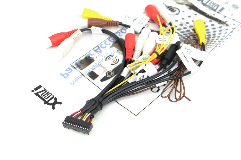 Xtenzi 24Pin AV RCA Harness for Pioneer AVIC W8500NEX W8400NEX W6400NEX W6500NEX