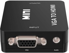 VGA to HDMI Converter Box (PC to HDTV Adapter) High Resolution For 4K ARC HEC A+