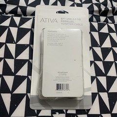 Ativa 6FT USB 2.0 To Parallel Adapter Printer Cable, 6′ 828-565 – NEW in box