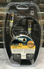 New Phillips S-Video Cable M62791 24K Gold Plated Connectors 6 Foot Long