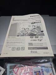 Panasonic DVD Video Recorder DMR-E80H HD DN DVR with 80GB Hard Drive Works