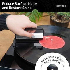 Hudson Hi-Fi Vinyl Anti Static Record Cleaner Brush Carbon Fiber Bristles