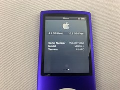 Apple iPod Nano A1285 4th Generation Purple 16GB – TESTED & Working