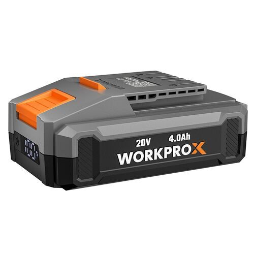 WORKPROX 20V 4 Ah Li-Ion Battery Pack with Type-C Fast Charge LED Display Screen