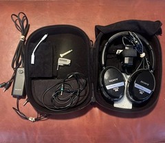 Vintage Sony MDR-NC500D Digital Headband Headphones – Black W/ Case, Power Adapt