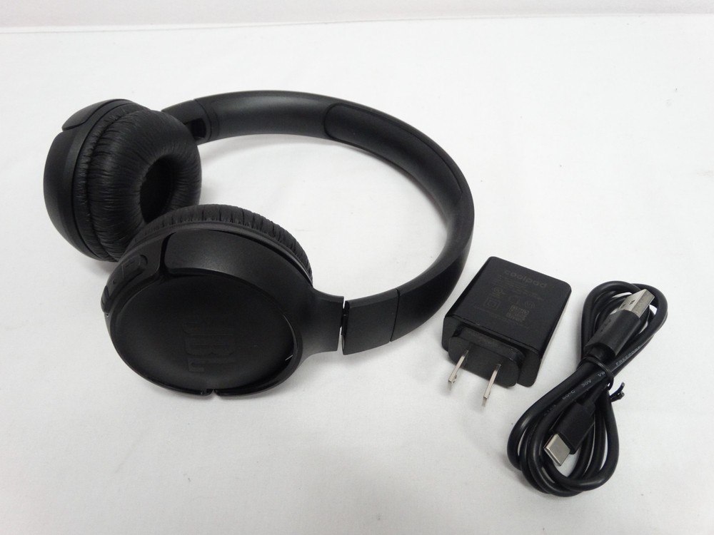 JBL Tune 510BT Wireless Bluetooth On-ear Headphones W/ Charger Tested & Working