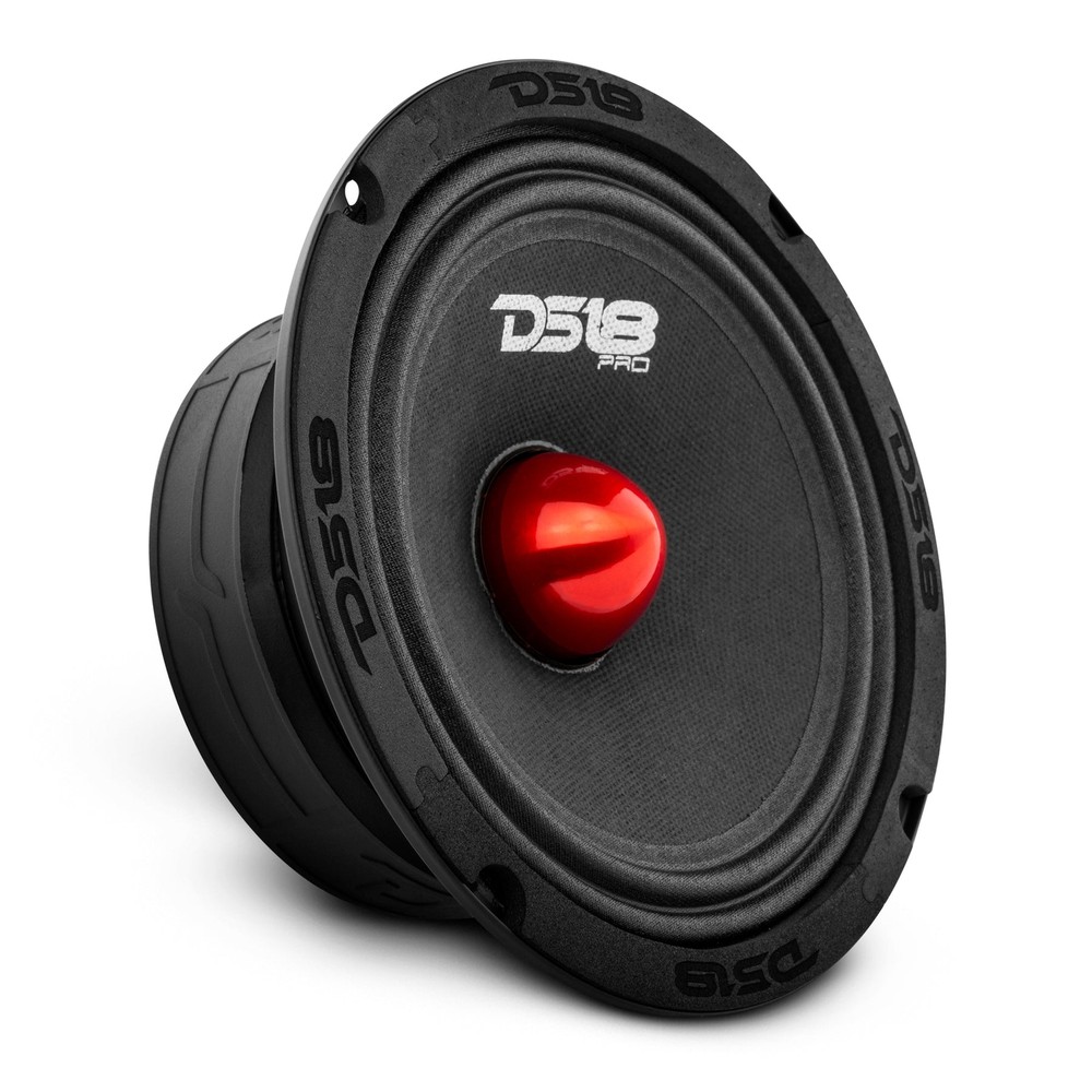 DS18 PRO-GM6B 6.5″ MIDRANGE CAR SPEAKER WITH BULLET LOUDSPEAKER 480 WATTS 8 OHM