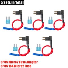 Car Add-A-Circuit Standard Micro Mini 2/3 Low-Profile Blade Fuse Tap Adapter