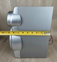 JVC Speakers Pair of MX-K10 Bass-Reflex Speakers Replacement Silver Japan USED