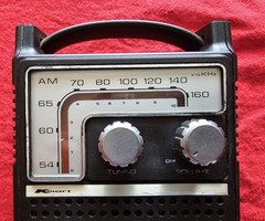 Vintage Kmart AM Portable Radio Model 31-12 S.S. Kresge Hong Kong Tested Works
