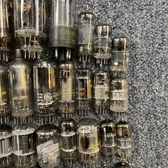Vintage Vacuum Tube Lot Mixed Brands RCA GE Zenith Sylvania Untested 66+ Tubes