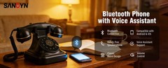 Bluetooth Retro Phone with Voice Assistant Compatible with Android & iOS – NEW