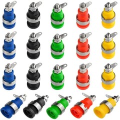 20 PCS 4mm Banana Socket Plug Binding Post Banana Female Plug Jack Connector