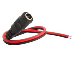DC Power Pigtail Cable 18AWG 21.1X5.5 Wire Plug 12V 5A Cord Male Female LOT