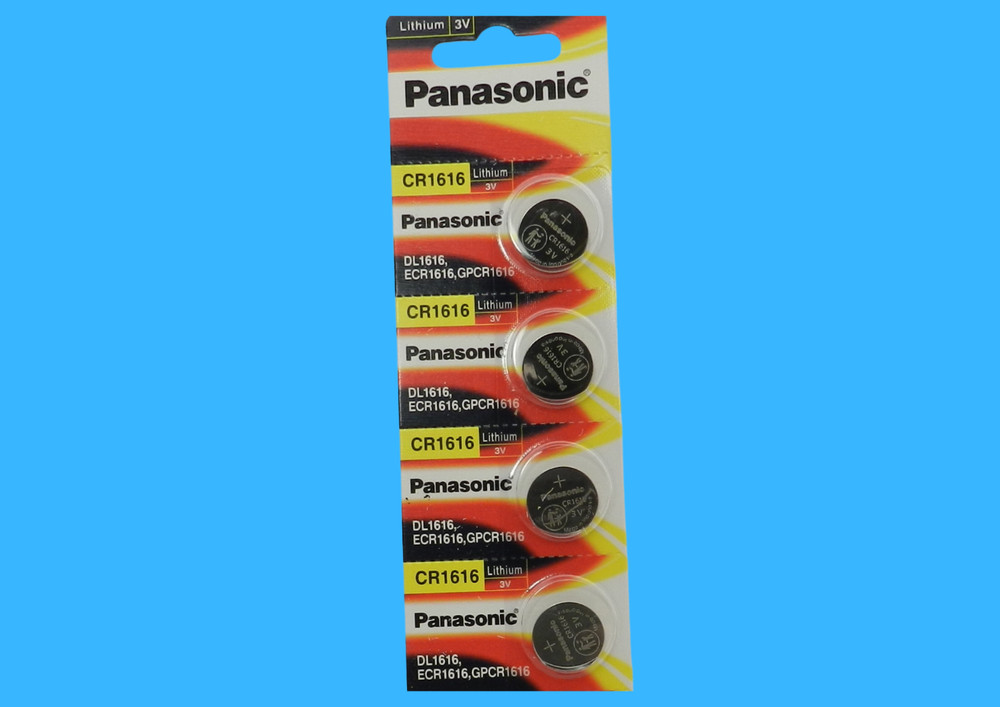 PANASONIC CR1616 LITHIUM 3V BATTERY 4Pcs