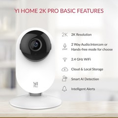 2K 3MP Home Security Camera, Indoor Camera with Person, Vehicle, Animal Detec…