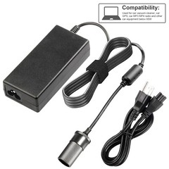 AC Wall Outlet To 12V 5A DC Cigarette Lighter Car Socket Adapter,Female US Plug