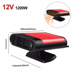 2 in1 Auto Car Portable Electric Air Conditioning Fan Auto Cooling Air Heater
