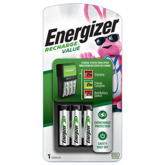 Energizer Battery Charger Plus 12,8,4 Power Plus AA NiMH Rechargeable Batteries