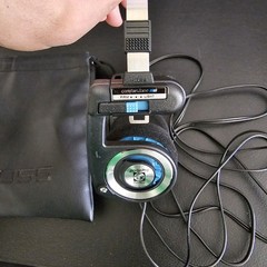Koss Porta Pro Black/Blue On-Ear Headphones, Foldable Retro Style, 3.5mm