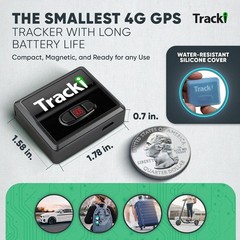 Tracki GPS Tracker with Waterproof Magnetic Mini Box and +3500mAh