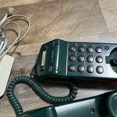 Vintage Sony IT-B3 Telephone Corded Landline Dark Green Slim Retro VTG