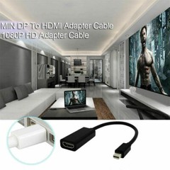 Mini DisplayPort Thunderbolt To HDMI Adapter For Microsoft Surface Pro 2 3 4 BLK