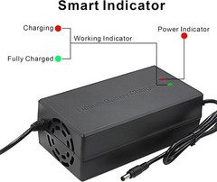 Intelligent 54.6V 5A Charger – 13S 48V – Multiple Connectors=