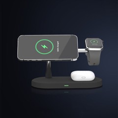 Multi-functional Desktop Mobile Phone Holder Fast Charger (Five-In-One)