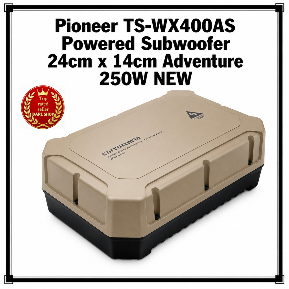 Pioneer TS-WX400AS Powered Subwoofer 24cm x 14cm Adventure 250W NEW